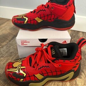 Adidas Kids Red Spider-Man Shoes